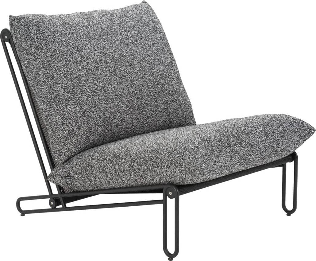 Brafab Blixt Loungefåtölj Svart Teddy Loungestol