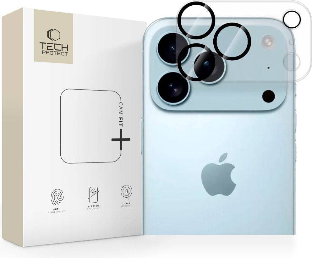 Tech-Protect iPhone 17 Pro Max Cam Fit Plus Transparent