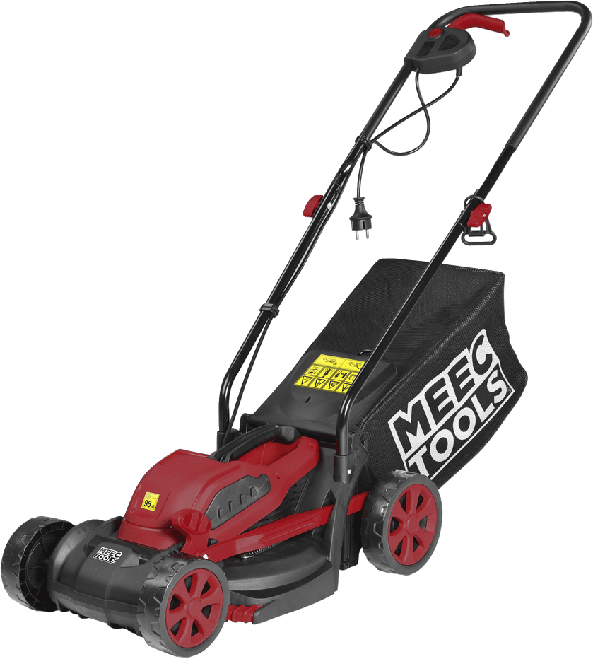 Meec Tools Elgräsklippare 1300 W 230 V 33 cm Elnätsdriven gräsklippare