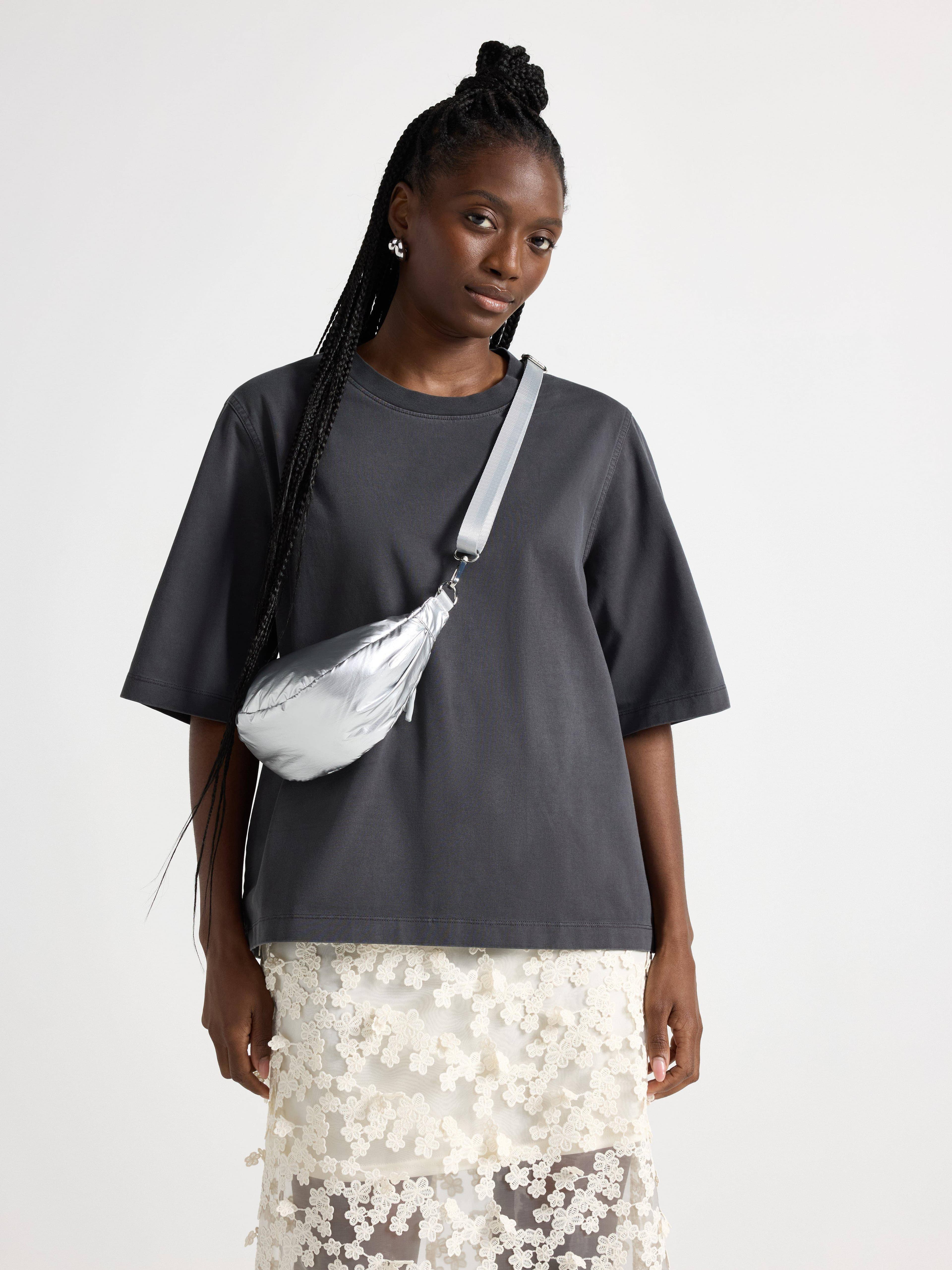 Lindex Oversized T-Shirt Tvättad Bomull