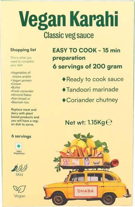 Dhaba Cooking Sås Vegan Karahi Classic