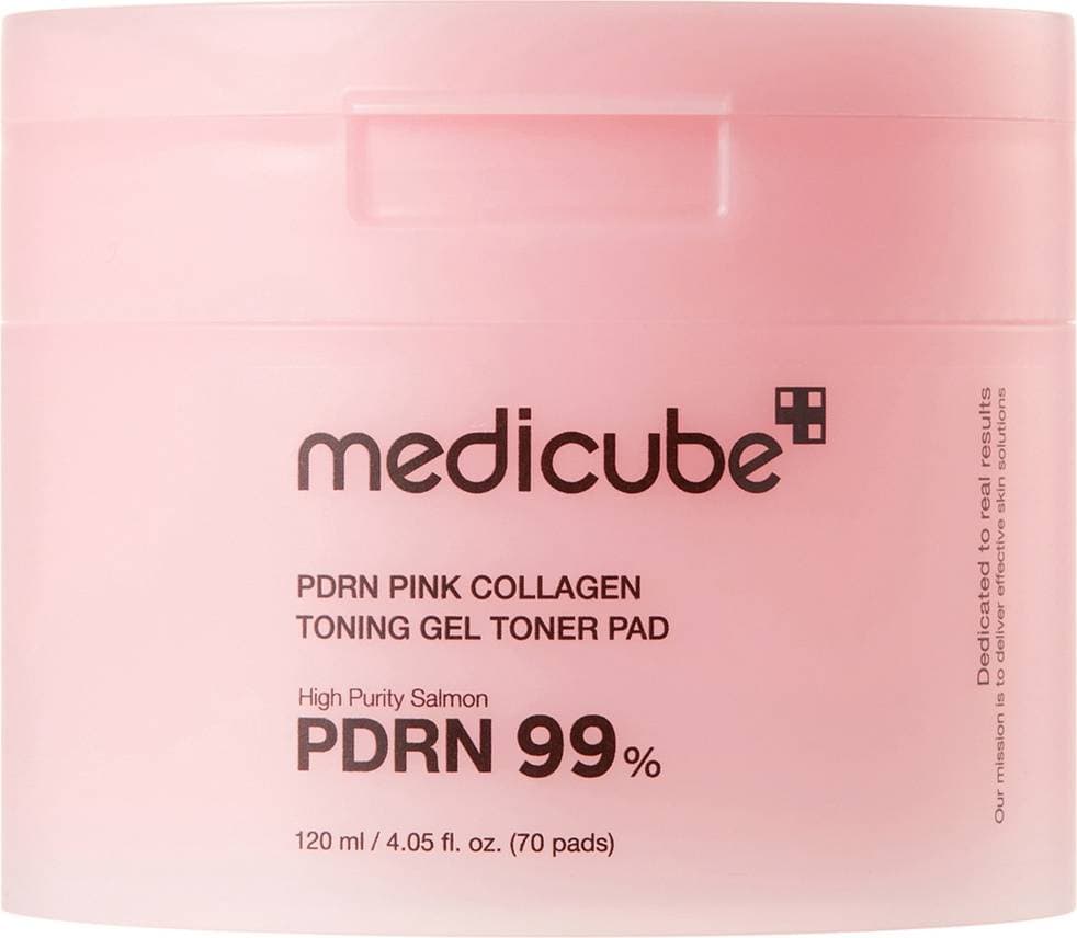 medicube PDRN Pink Collagen Toning Gel Toner Pad 70 Pads