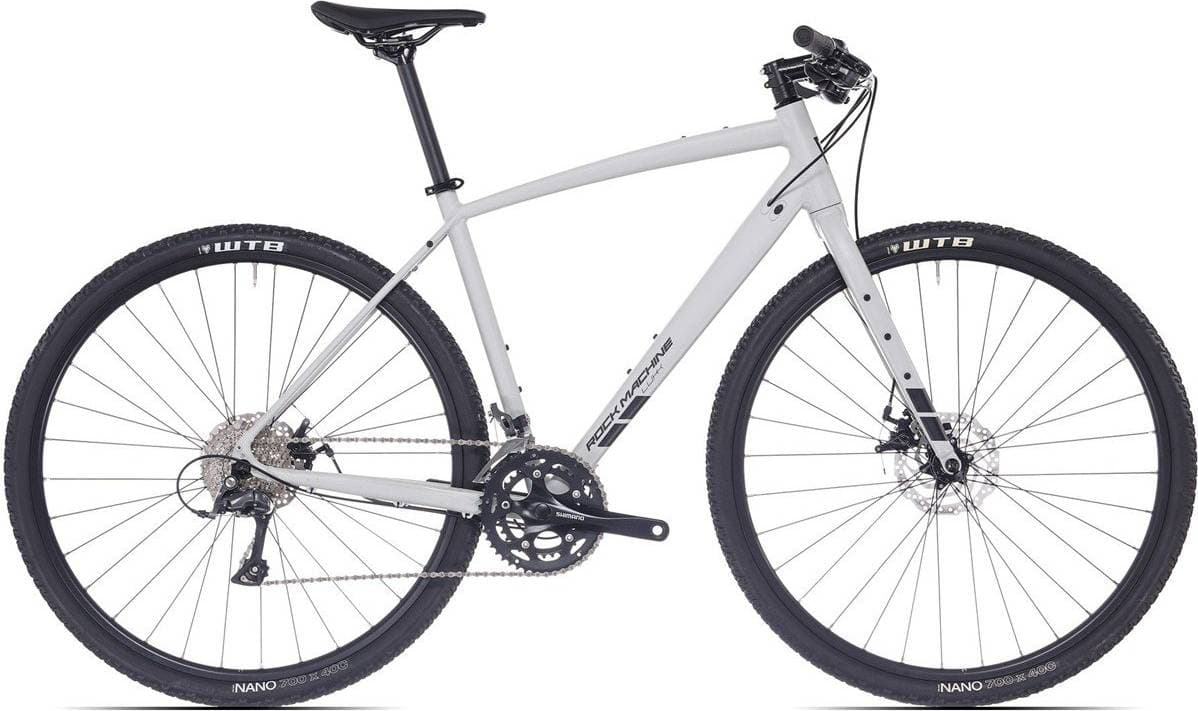 Rock Machine Gravel Bike Lukk 20 Flat Bar Matte Limerock Grey