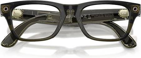 Ray-Ban Meta Optics Transparent Dark Olive Frame Demo Lenses 50-19