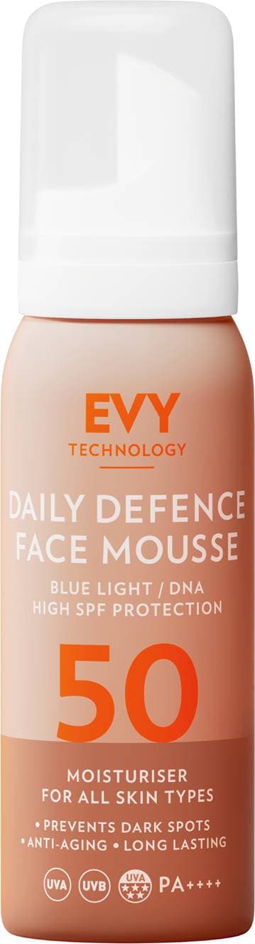 EVY Daily Defence Face Mousse SPF50 PA++++ 75ml