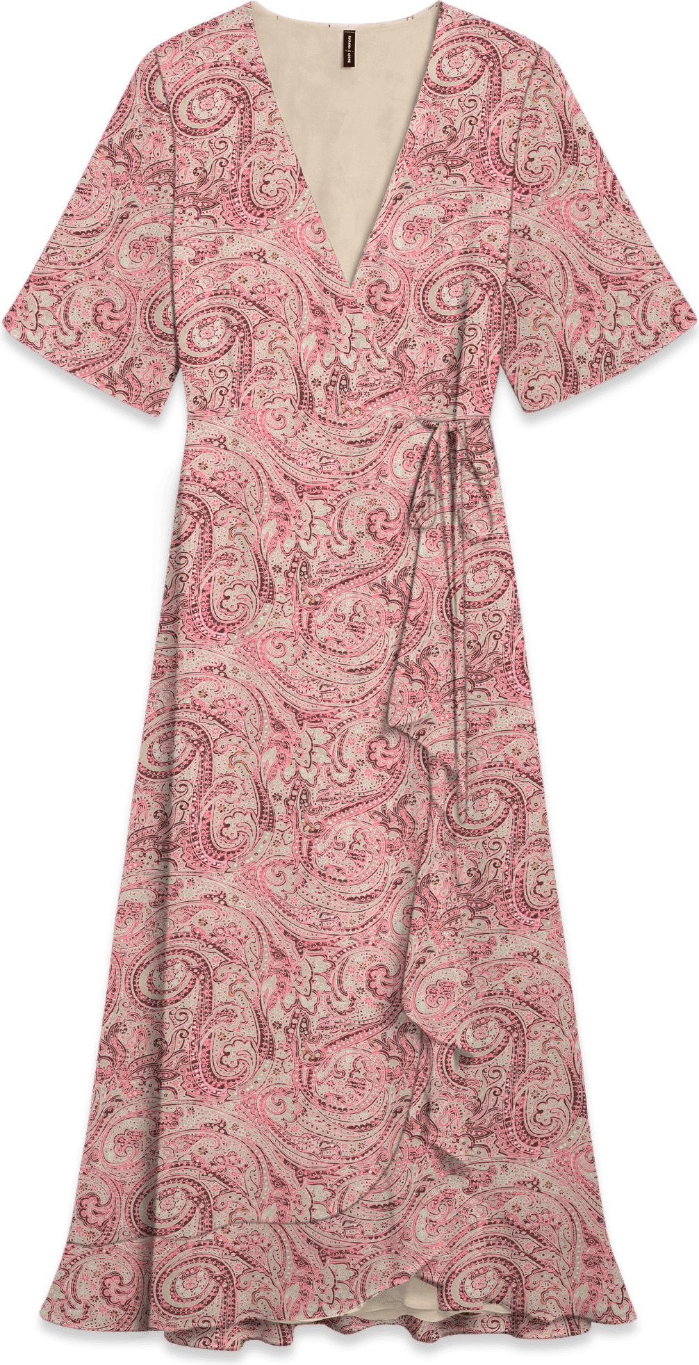 Vero Moda Lång Klänning - Creme/Rosa