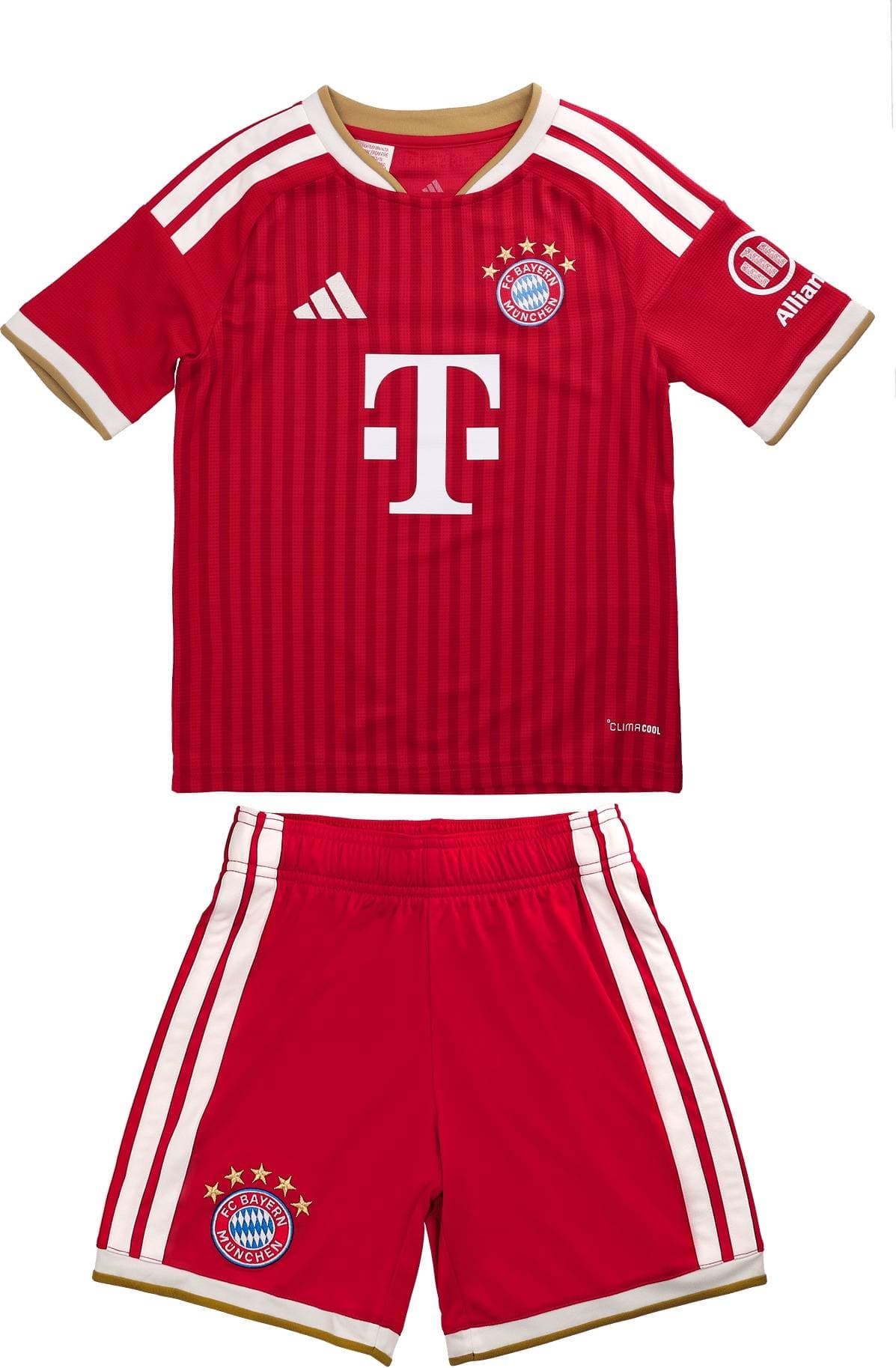 adidas Bayern München Home MR Matchställ Better Scarlet White