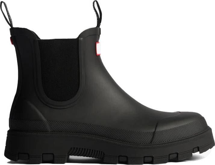 Hunter Elastic Chelsea Boot - Black