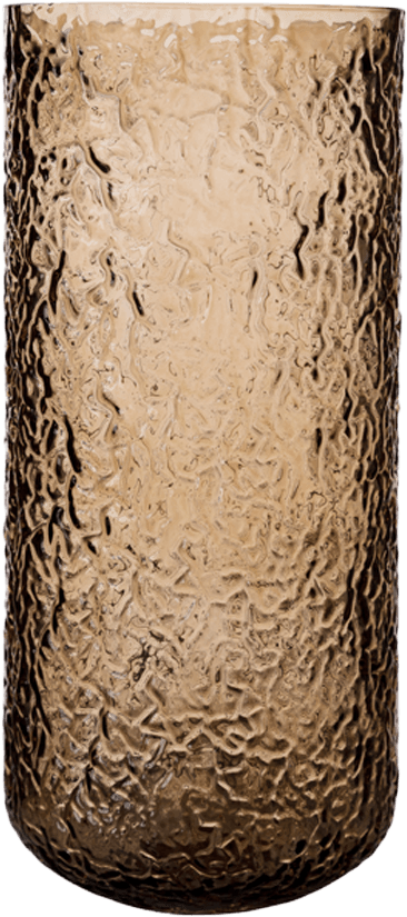 Ernst Ljuslykta Mönstrad Bärnsten Ø11x25 cm Brun Lykta