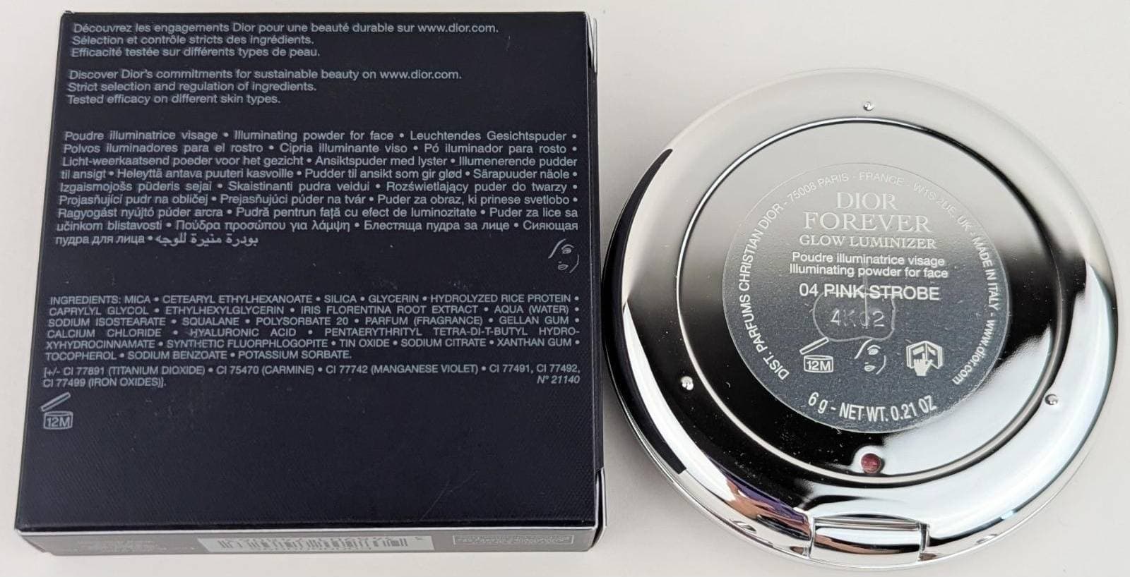 Dior Forever Glow Luminizer Highlighter Skugga 04 Pink Strobe - Pink