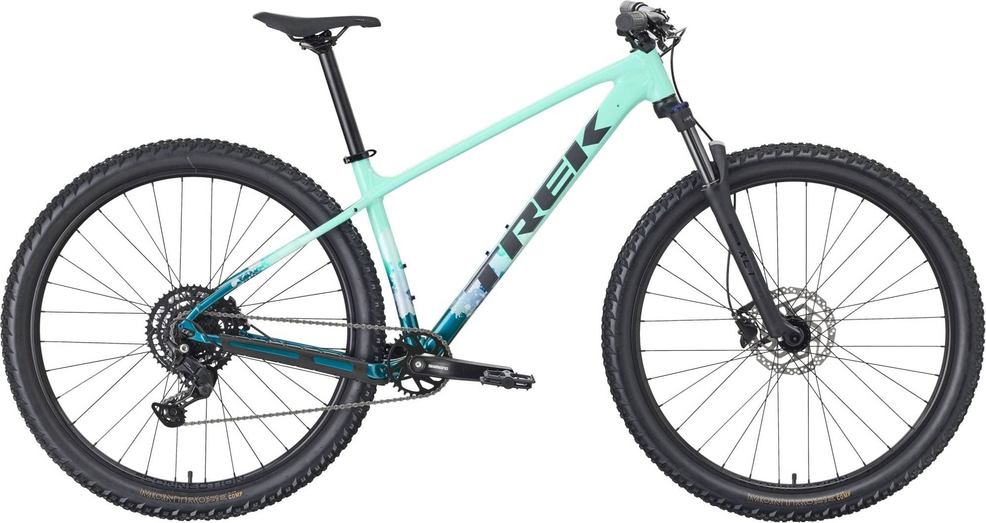 Trek Marlin 5 Gen 3 Hardtail Mountain Bike - Miami Green/Dark Aquatic Unisex, Damcykel
