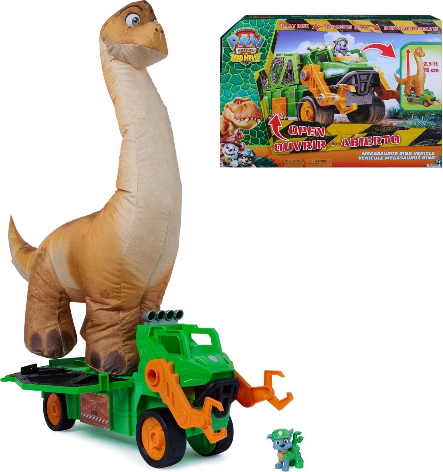 Paw Patrol Movie 3 Megasaurus Dino Vehicle
