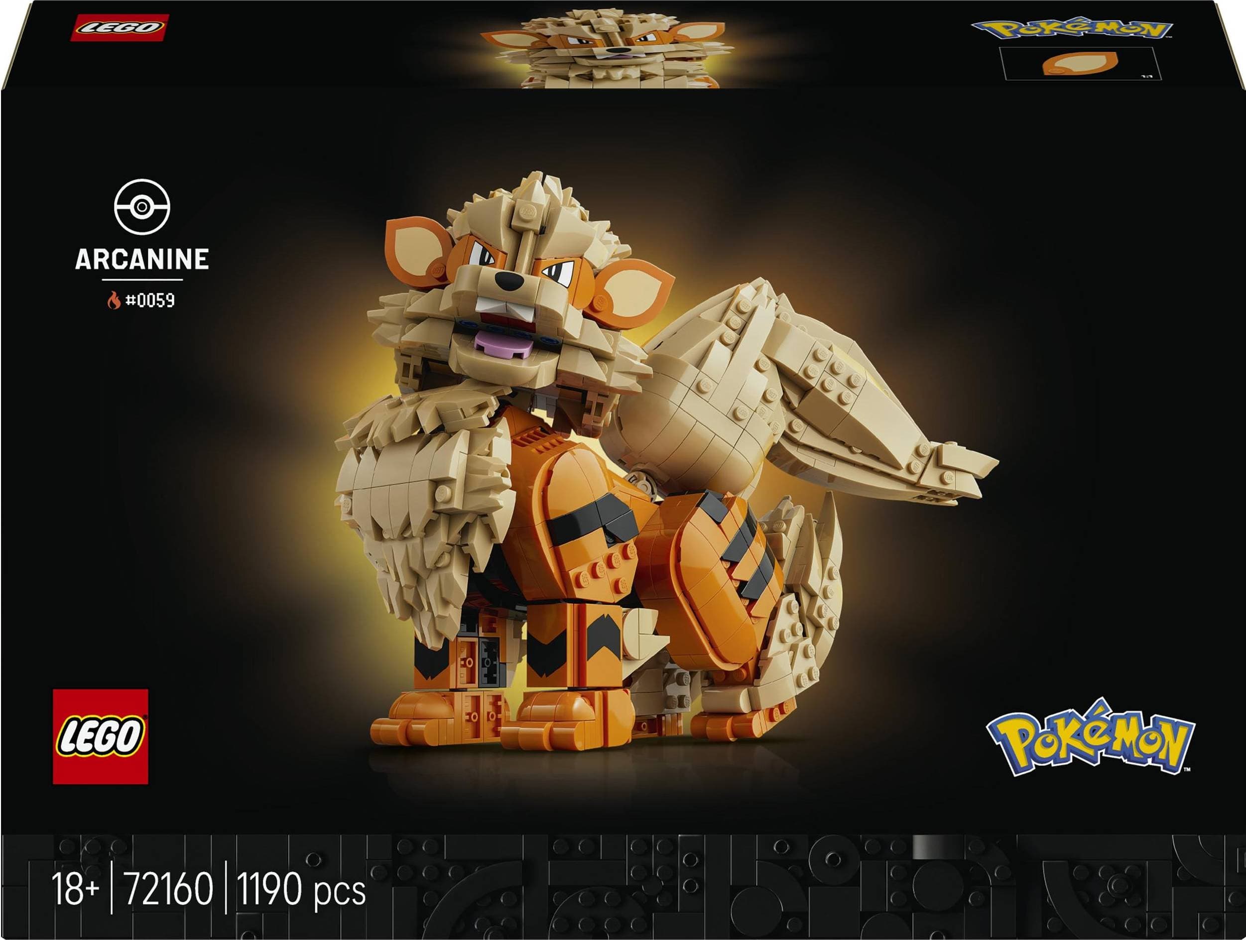 LEGO Pokemon Arcanine 72160